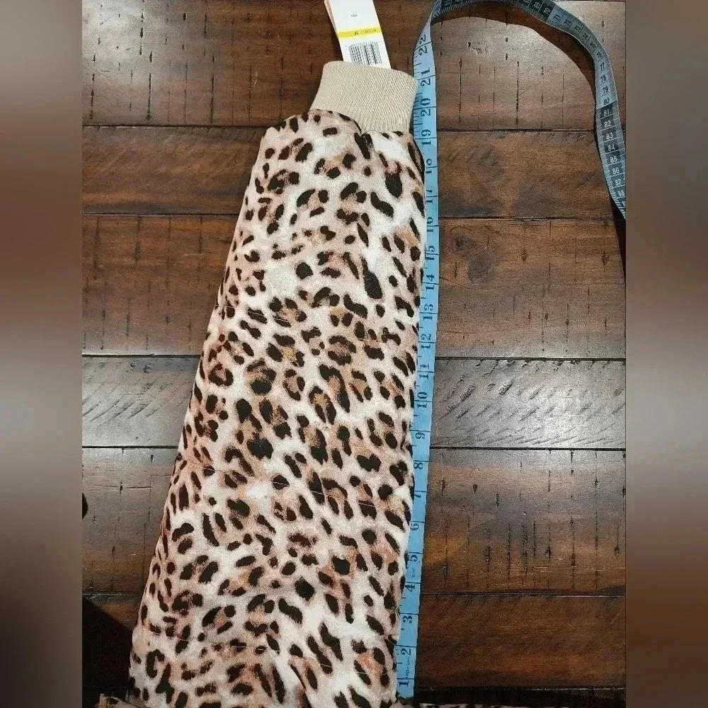 GB women's puffer jacket leopard print size M New - Picture 8 of 12